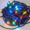 Globall Concept Led Guirlande - 300 Veelkleurige Lampen - Groene Draad - Modulator - 20M - 31V Best