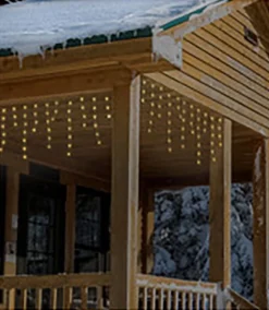 Nampook Lichtgordijnen^Led Ijspegel Kerstverlichting 480Led - 9,5 Meter - Voor Binnen & Buiten