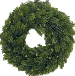 Basic Led Kerstkrans 40Cm - Dennenkrans - Groen Best