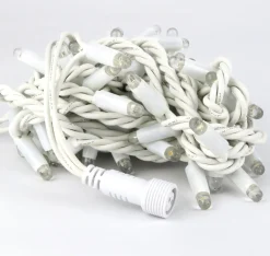 Solistech Kerstlichtsnoeren^Led Kerstverlichting Eter Koppelbaar - 500 Lichtpuntjes - Ip65 Waterdicht - Extra Warm Wit 2200K - Hoogwaardige Rubberen Kabel - Energiezuinig 30W - Incl. Stekker 50 M