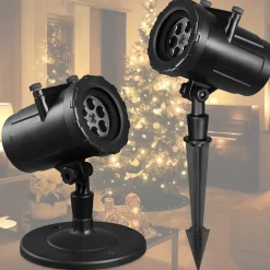Merkloos Kerstlasers^Led Laser Licht Projector | 72 Motieven | Kerst Verlichting | Verschillende Thema's | Voor Buiten & Binnen |