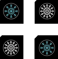 ABC-Led Kerstlasers^Led Lichteffect Projector - Sneeuwvlokken - Outdoor Ip44