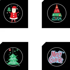 ABC-Led Kerstlasers^Led Lichteffect Projector - Sneeuwvlokken - Outdoor Ip44