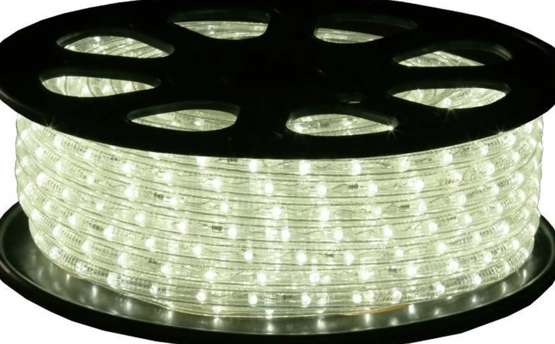 ABC-Led Lichtslangen^Led Lichtslang - 44 Meter - Koud Wit - 220V Ip44