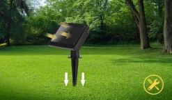 BES LED Kerstlichtsnoeren^Led Lichtsnoer Met Zonne-Energie - Dag En Nacht Sensor - Aigi Teron - 0.06W - 11.9 Meter - 100 Led's Meerkleurig - Waterdicht Ip44 - Zwart