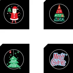 ABC-Led Kerstlasers^Led Projector - Kerst - Sneeuw - Halloween - Verjaardag - Wisselbare Dia