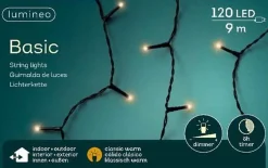 Lumineo Kerstlichtsnoeren^Led-Verlichting Basic Lights Buiten 120L 900 Cm