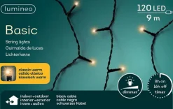 Lumineo Kerstlichtsnoeren^Led-Verlichting Basic Lights Buiten 120L 900 Cm