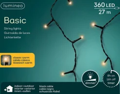 Lumineo Kerstlichtsnoeren^Led-Verlichting Basic Lights Buiten 360L