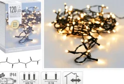 DecorativeLIghting Kerstboomverlichting^Led-Verlichting - 120 Led's - 9 Meter - Extra Warm Wit