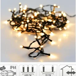 DecorativeLIghting Kerstboomverlichting^Led-Verlichting - 120 Led's - 9 Meter - Extra Warm Wit