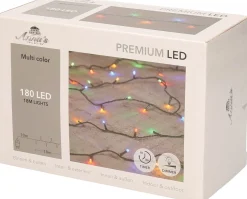 Anna's Collection Kerstlichtsnoeren^Led Verlichting Multi Color 180Led / 13,5M Incl. Trafo 8/Functions Contr. 8/16U Timer