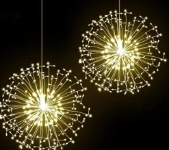 Telestore Verlichte Kerstfiguren^Led Verlichting Op Batterij - Lampjes - Fireworks Led Lights - Sfeerverlichting - Feestverlichting Vuurwerkverlichting Op Battterij - 30 Cm - Met Afstandbediening