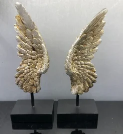 Levabe - Gouden Wings Set - Decoratie - Vleugels - Engel - Woonkamer - Erik Kuster Style - 19 Cm - 2 Stuks Online