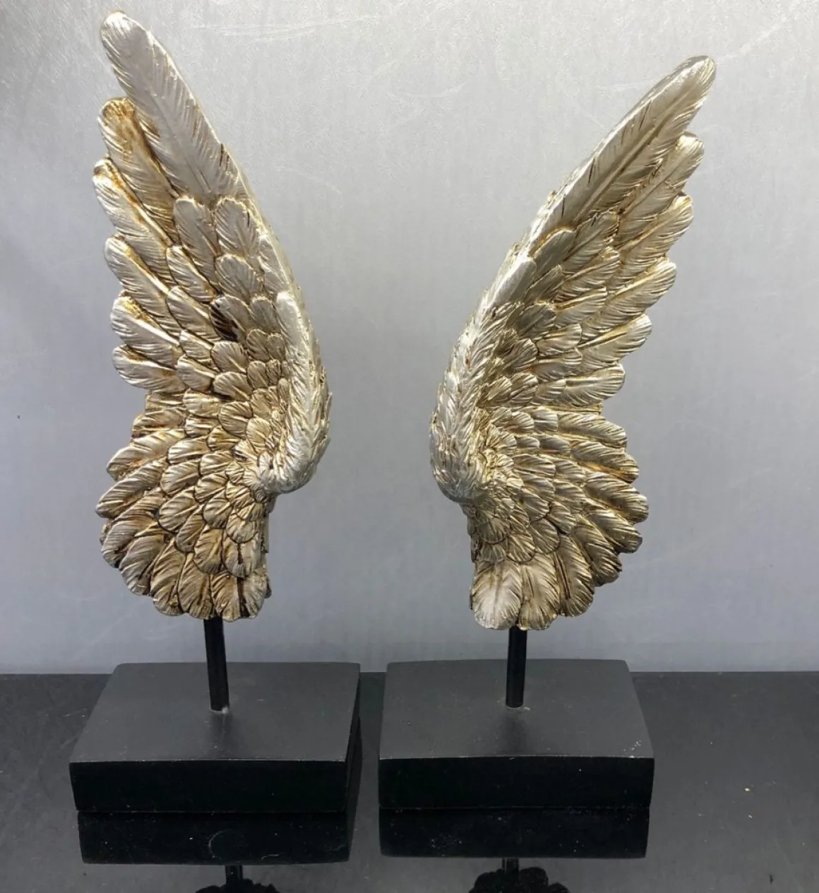 Levabe - Gouden Wings Set - Decoratie - Vleugels - Engel - Woonkamer - Erik Kuster Style - 19 Cm - 2 Stuks Online