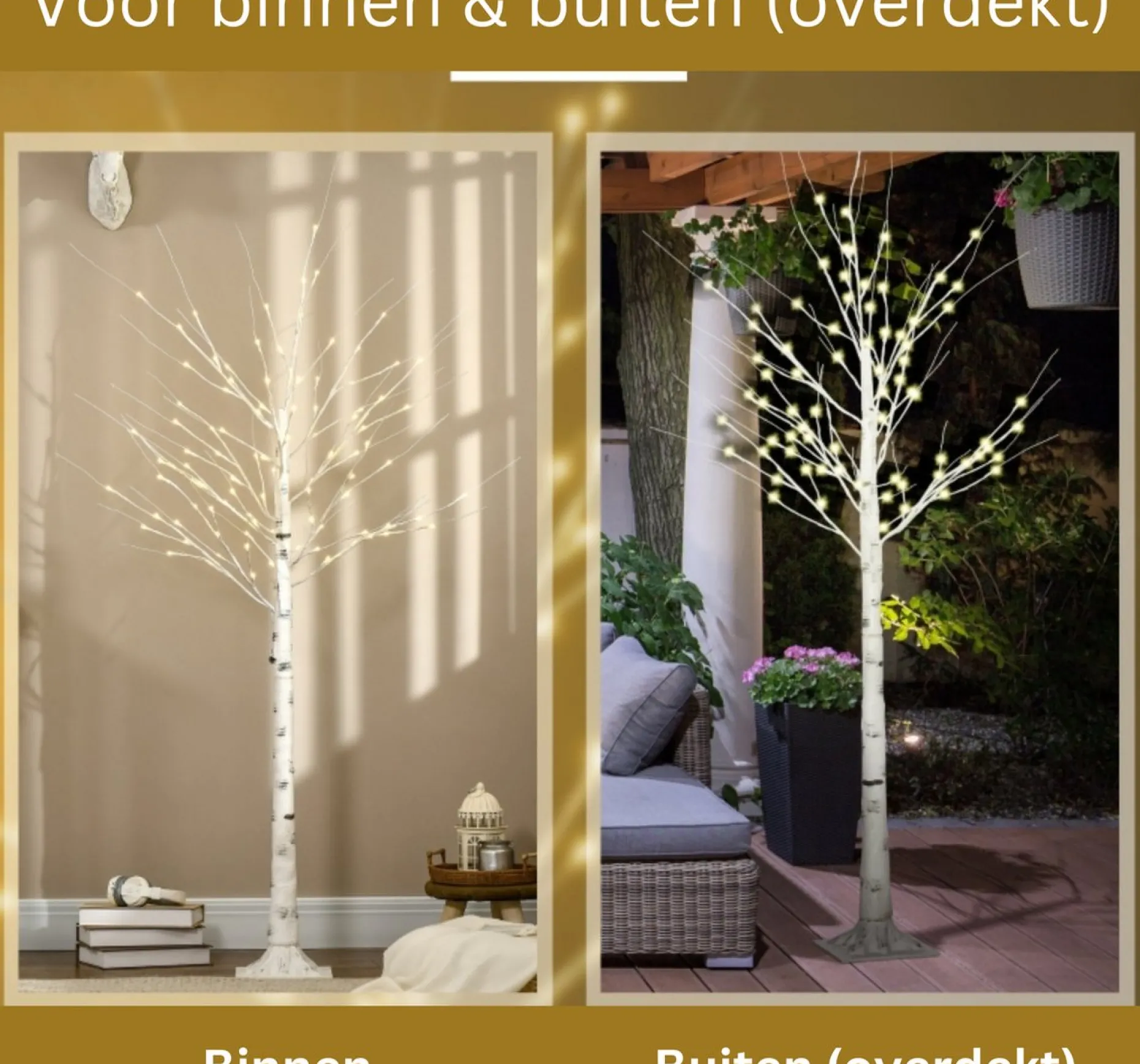 Zenzee Kunstkerstbomen^Lichtboom - Lichttakken - Led Boom - Kerstverlichting - Lichttak - Kerstversiering - Kerst - 180 Cm - 96 Led's - Warmwit