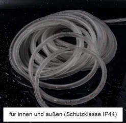Trend24 Lichtslangen^Lichtslang Buiten - Kerstverlichting Buiten - Kerstverlichting Binnen - Kerstversiering - Lichtsnoer - Slangverlichting - Voor Binnen En Buiten - Solar - Op Zonne Energie - 10 M - Koud Wit