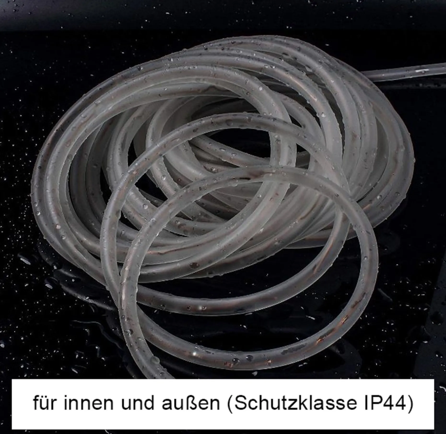 Trend24 Lichtslangen^Lichtslang Buiten - Kerstverlichting Buiten - Kerstverlichting Binnen - Kerstversiering - Lichtsnoer - Slangverlichting - Voor Binnen En Buiten - Solar - Op Zonne Energie - 10 M - Koud Wit
