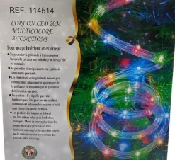 Zatzon Lichtslangen^Lichtslang Led Slinger 20M - Veelkleurig - Lichtsnoer - Led - Ledsnoer - Kerstverlichting - Kerst - Terrasverlichting - Binnen - Buiten - Multifunction 34W - 20M - Guirlande - Snoer - Professioneel Decoreren