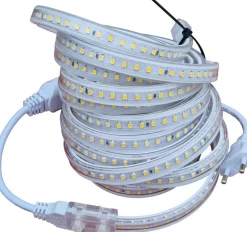 Aigostar Lichtslangen^Lichtslang Plat 3000K - 2 Meter | 230V Ac - 120 Led's/M | Sproeidicht Ip65