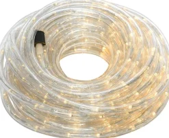 Lumineo Lichtslangen^Lichtslang / Slangverlichting 6M Met 144 Led Lampjes - Warm Wit Licht - Div Lichtstanden