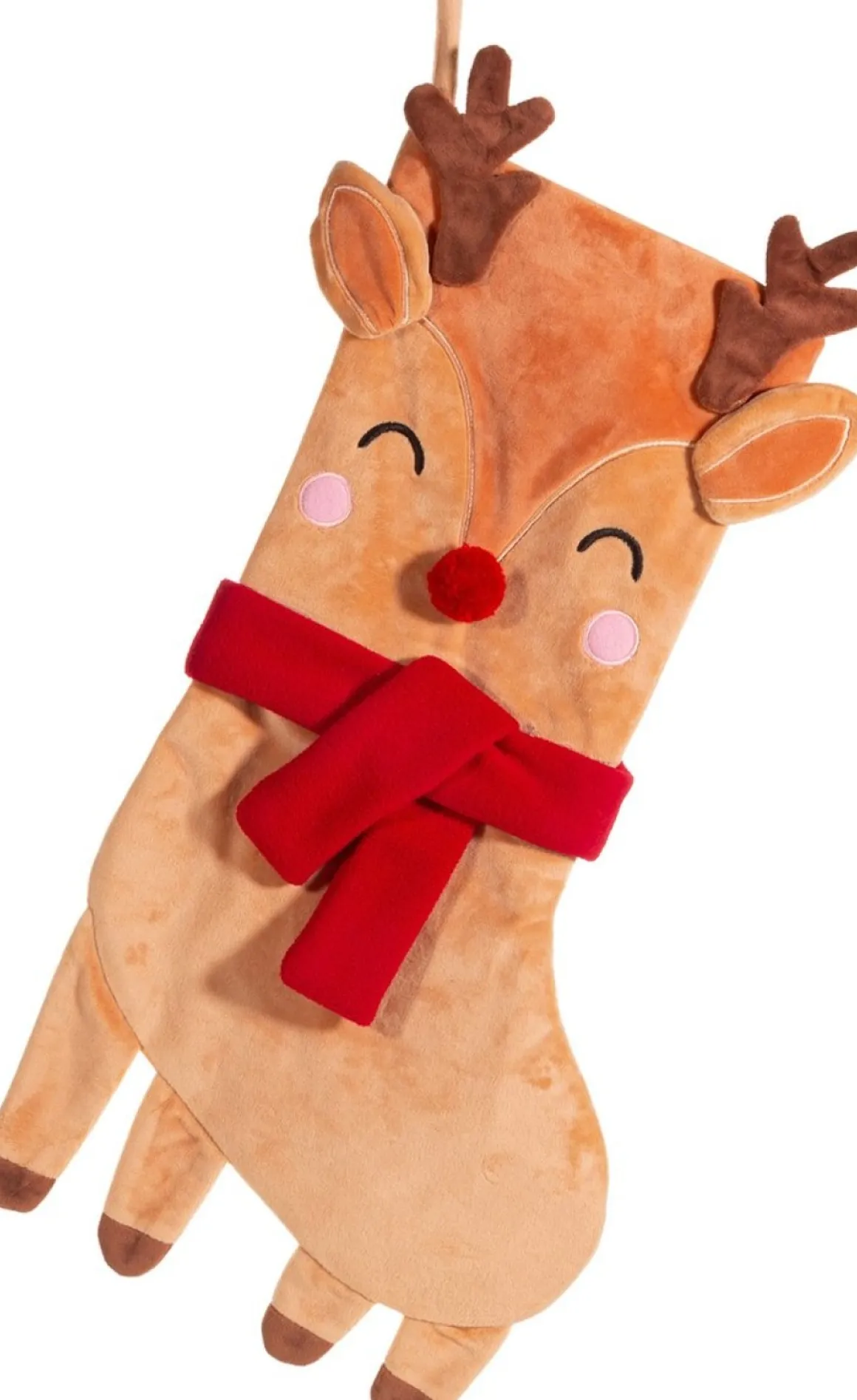 Sass u0026 Belle Lieve Christmas Stocking Met Rendier Met Rode Sjaal En Bungelende Pootjes Van Sass & Belle Clearance
