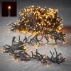 Luca lighting Kerstlichtsnoeren^ Cluster Kerstverlichting Met 1512 Led Lampjes - L Warm Wit 970 Cm