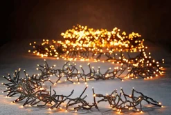 Luca lighting Kerstlichtsnoeren^ Cluster Kerstverlichting Met 1512 Led Lampjes - L Warm Wit 970 Cm