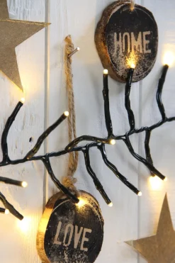 Luca lighting Kerstlichtsnoeren^ Cluster Kerstverlichting Met 1512 Led Lampjes - L Warm Wit 970 Cm