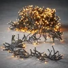 Luca lighting Kerstlichtsnoeren^ Cluster Kerstverlichting Met 768 Led Lampjes - L Warm Wit 560 Cm