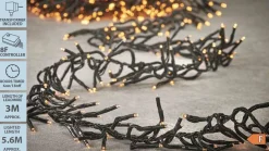 Luca lighting Kerstlichtsnoeren^ Cluster Kerstverlichting Met 768 Led Lampjes - L Warm Wit 560 Cm