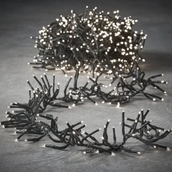 Luca lighting Kerstlichtsnoeren^ Cluster Kerstverlichting Met 1512 Led Lampjes - L970 Cm - Klassiek Wit
