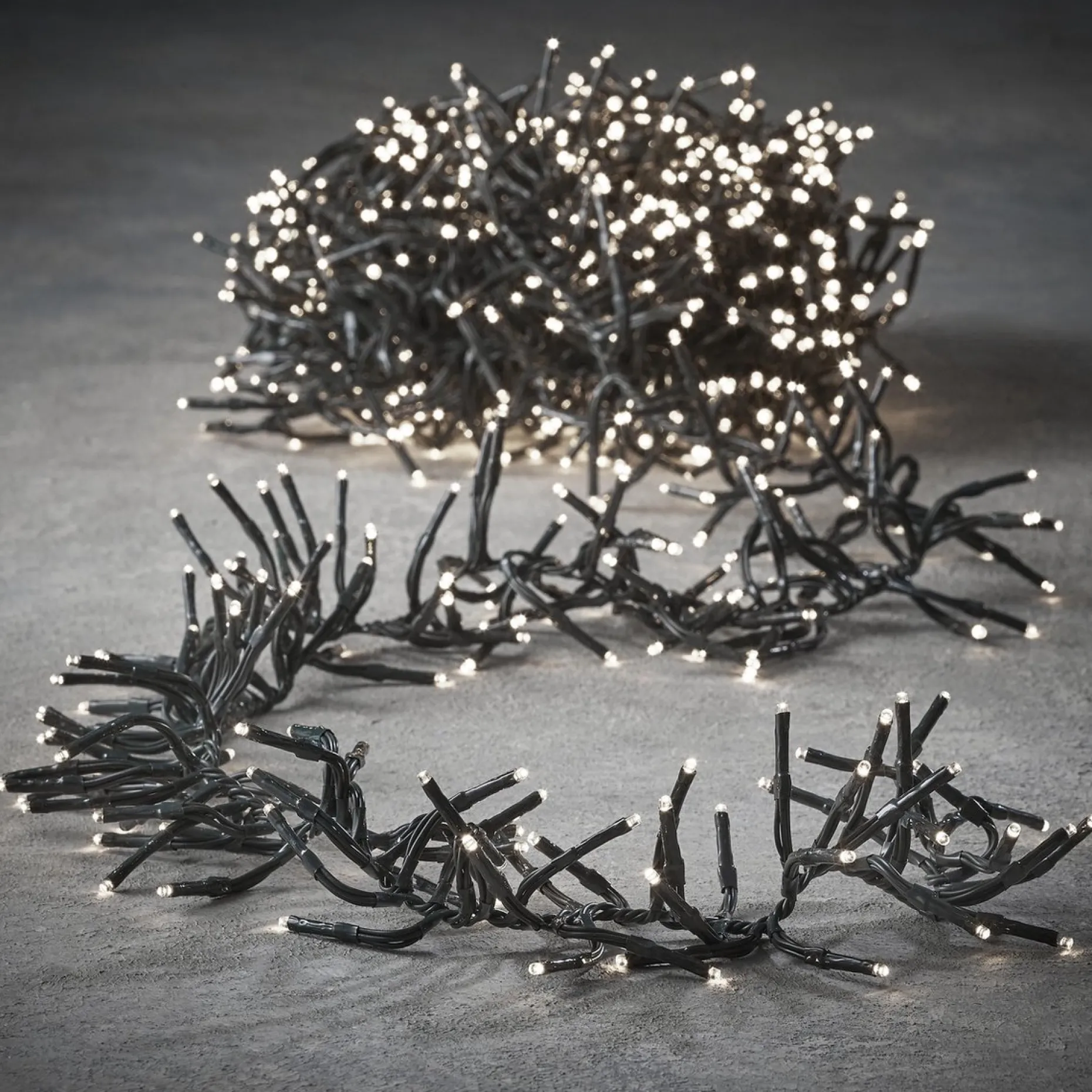 Luca lighting Kerstlichtsnoeren^ Cluster Kerstverlichting Met 2000 Led Lampjes - L2000 Cm - Klassiek Wit