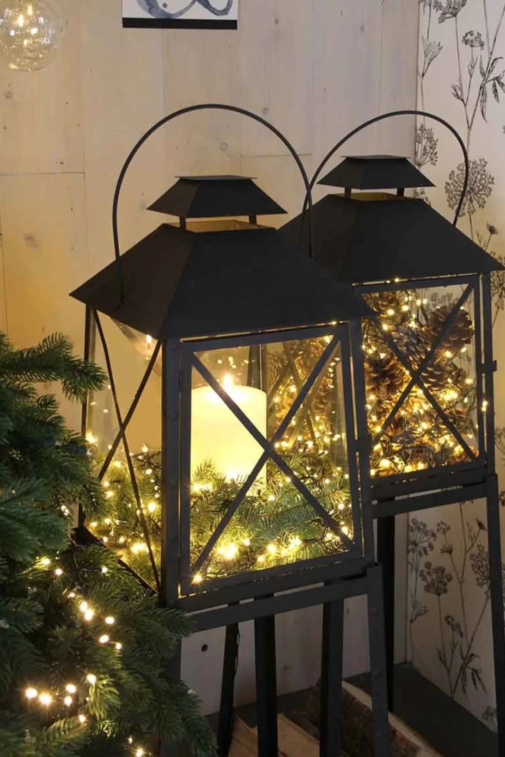 Luca lighting Kerstlichtsnoeren^ Cluster Kerstverlichting Met 576 Led Lampjes - L Klassiek Wit 420 Cm