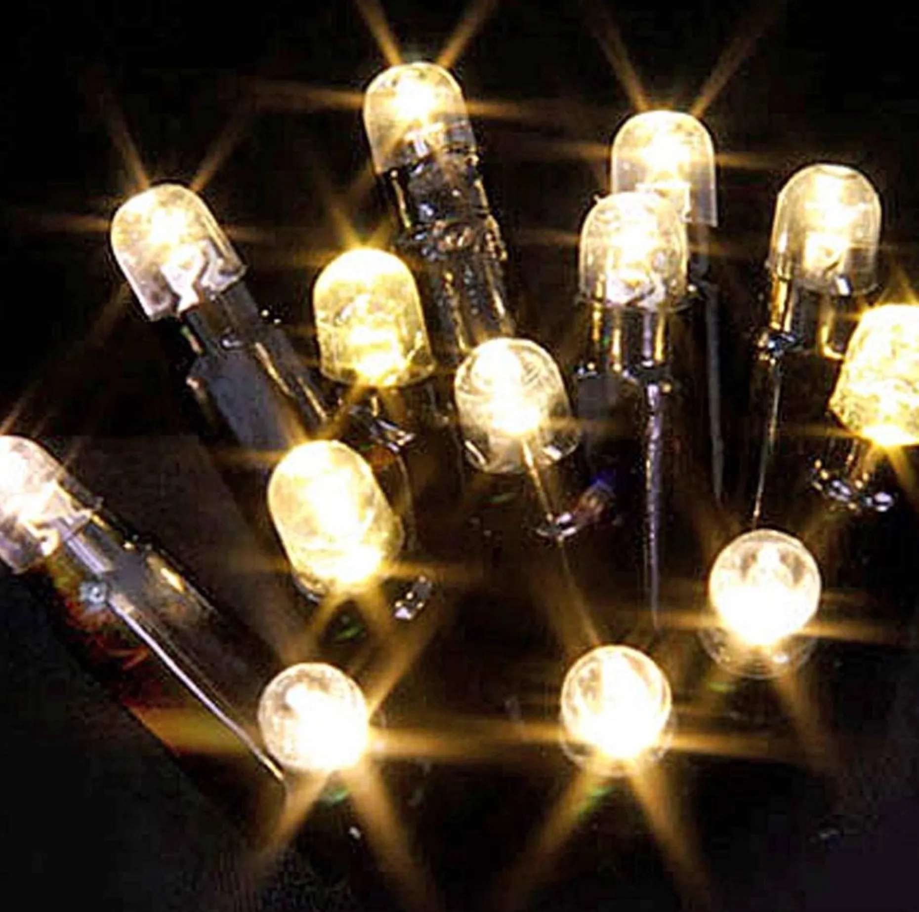 Luca lighting Kerstlichtsnoeren^ Connect 24 Lichtsnoer Met 98 Led Lampjes - L1000 Cm - Warm Wit