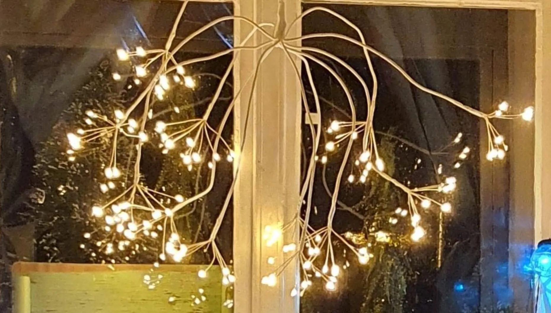Luca lighting Verlichte Kerstfiguren^ Kerstverlichting Paardenbloem Met 160 Warm Witte Led Lampjes - O80 Cm - Zilver