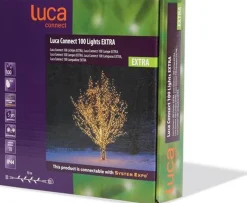 Star Trading Kerstlichtsnoeren^Luca Lighting - Snoer Extra Luca Connect Xp Lengte 10 Meter Met 100 Lampjes - Warm Wit