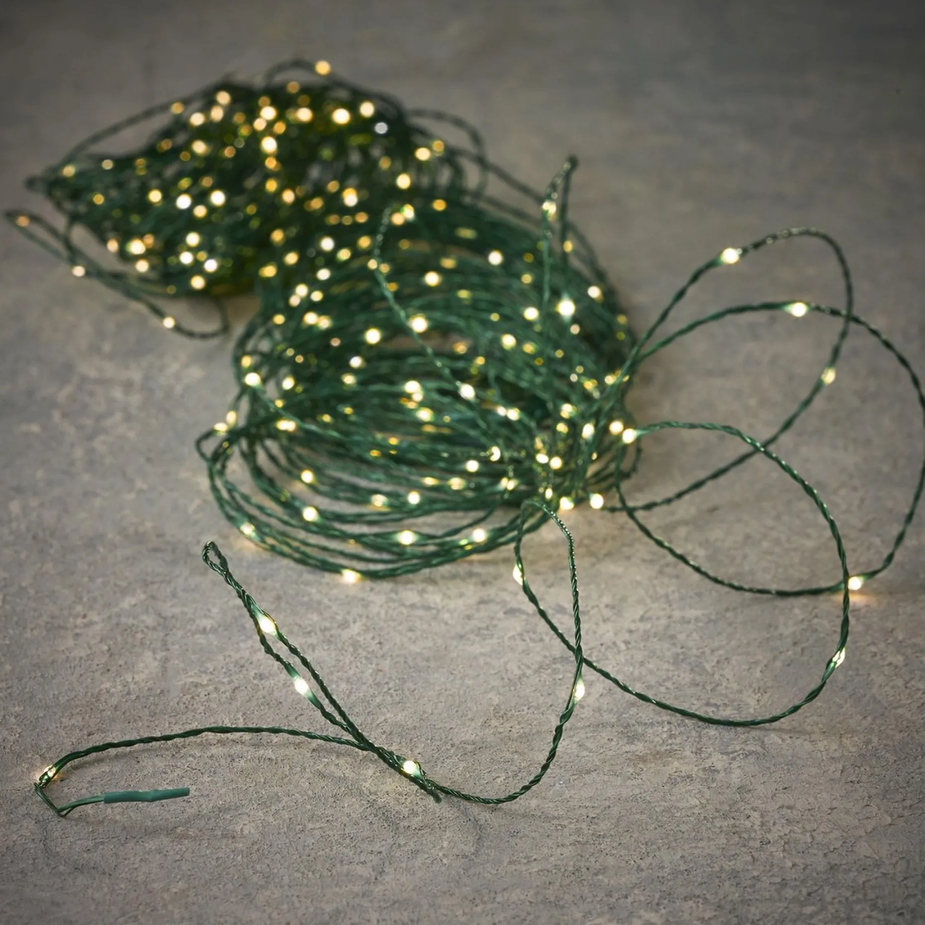 Luca lighting Kunstkerstbomen^ - String Green White 300Led Ip44 - L3000Cm