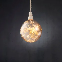 Luca lighting Verlichte Kerstfiguren^Luca Lightning Kerstverlichting Decoratieve Bal 30 Led Lampjes Op Batterij 80X14Cm