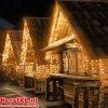Luksus Lichtgordijnen^™ Led Gordijn - Ijspegel Verlichting | Dual Color 1440 Led Lampjes Extra Warm Wit + Koud Wit | Voor Binnen En Buiten | 30 + 10 Meter Snoer | 9 Lichtstanden & Timer Functie