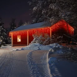 Luksus Lichtgordijnen^™ Led Gordijn - Ijspegel Verlichting | Dual Color 1440 Led Lampjes Extra Warm Wit + Koud Wit | Voor Binnen En Buiten | 30 + 10 Meter Snoer | 9 Lichtstanden & Timer Functie