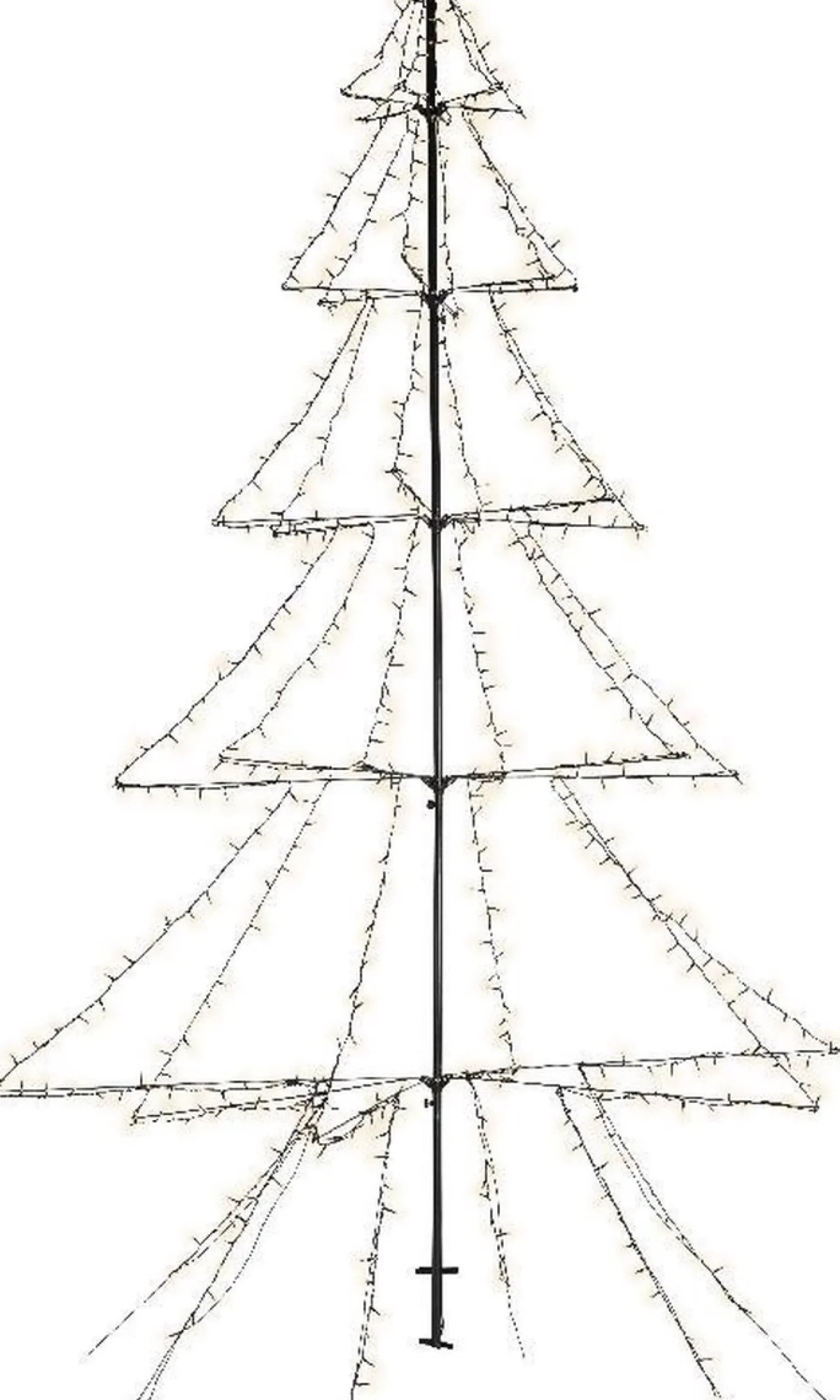 Lumineo Verlichte Kerstfiguren^ Kerstboom Vorm Led Buitenverlichting 300