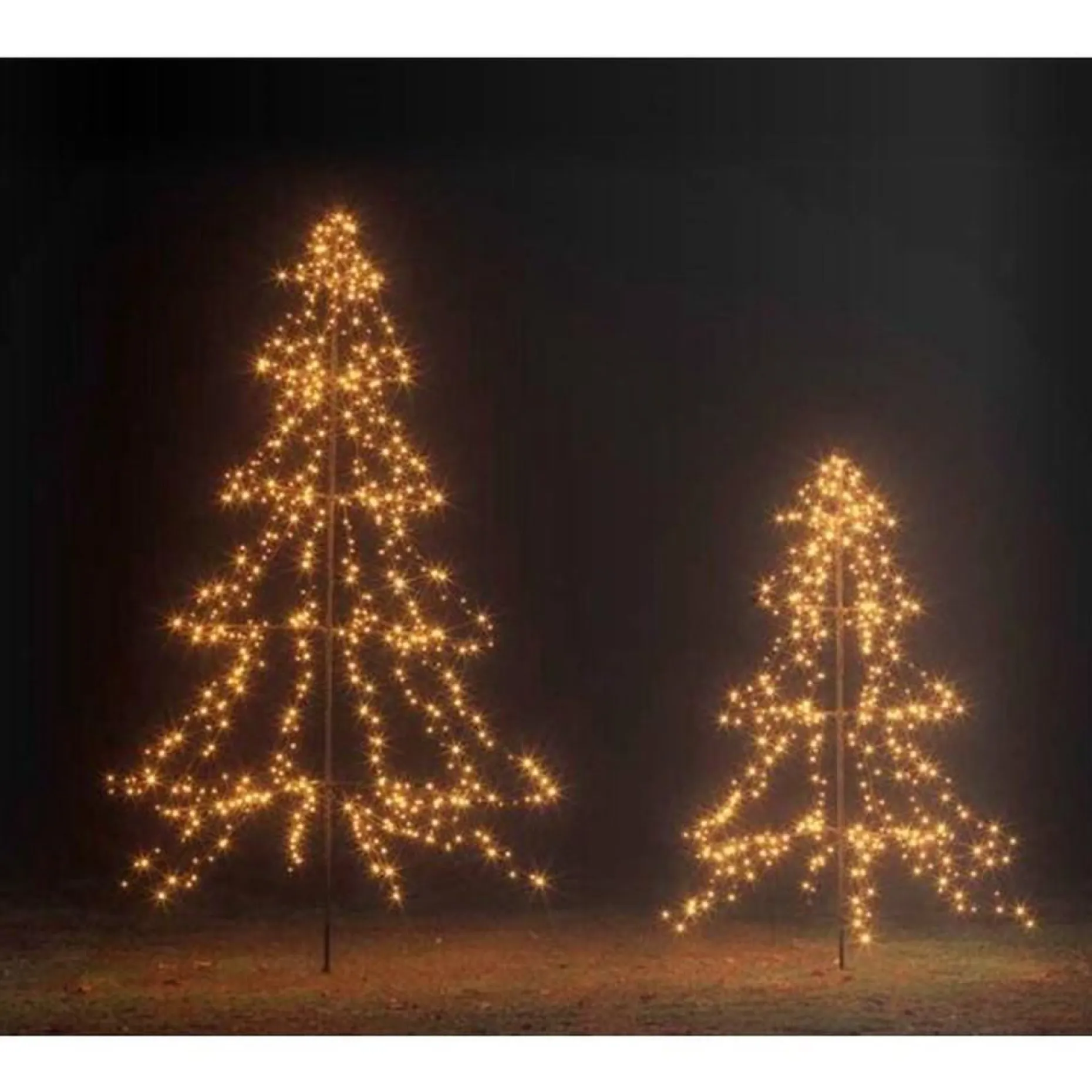 Lumineo Verlichte Kerstfiguren^ Kerstboom Vorm Led Buitenverlichting 300