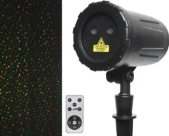 Lumineo Kerstlasers^ Led Laser Projector Met Roterend Effect