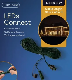 Lumineo Lichtslangen^ Led's Connect Verlengsnoer Groen 20M