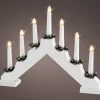 Lumineo Verlichte Kerstfiguren^ Led Vensterverlichting Wit 40Cm