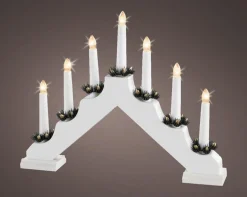 Lumineo Verlichte Kerstfiguren^ Led Vensterverlichting Wit 40Cm