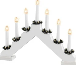 Lumineo Verlichte Kerstfiguren^ Led Vensterverlichting Wit 40Cm