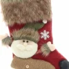 Unique Living Luxe 3D Kerstsok - Kerstman - 23 X 46 Cm - Rood Best Sale