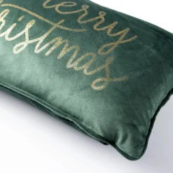 Merkloos Merry Christmas - Sierkussen 30X50 Kerst Decoratie - Velvet Outlet